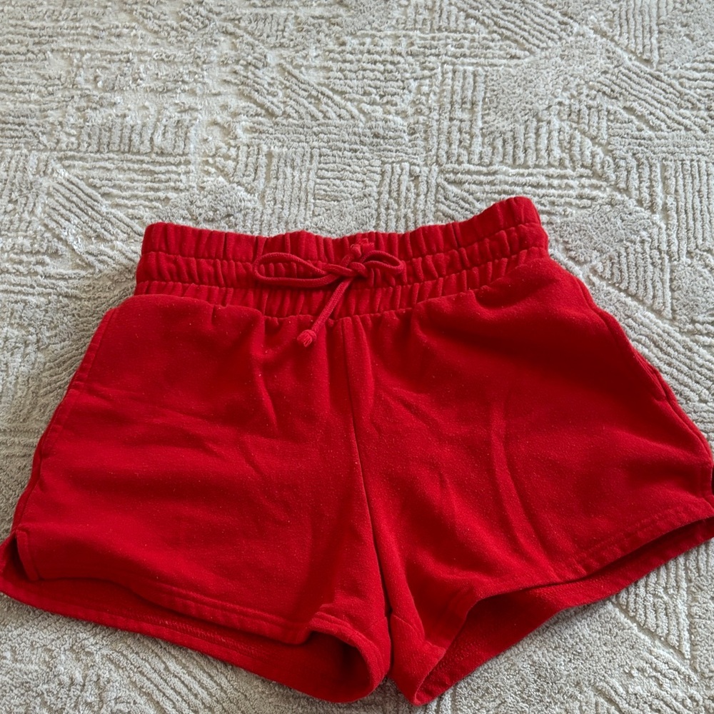 Wild Fable Vibrant Red Sweat Shorts